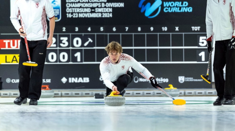 Kristaps Zass. Foto: World Curling / Per Danielsson