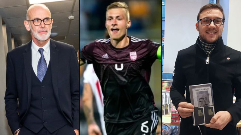 Paolo Nikolato, Kristers Tobers un Ilvars Koscinkevičs. Foto: LFF un Beopen.lv