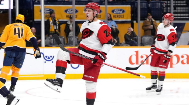 Sebastians Aho. Foto: AP/Scanpix