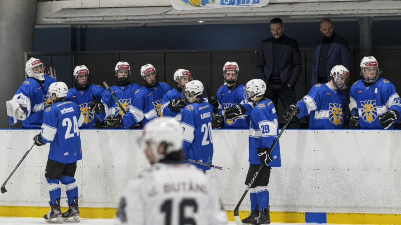 Rīgas Hokeja skolas komanda. Foto: LHF
