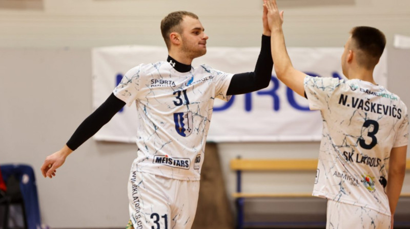 Ludzas "SK Latgols" handbolisti. Foto: Ritvars Raits