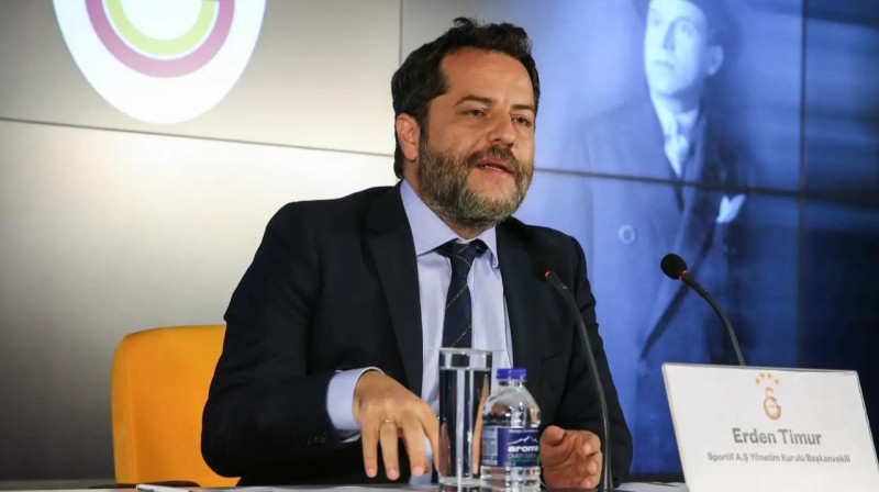 Bijušais Stambulas "Galatasaray" viceprezidents Erdens Timurs. Foto: AA Photo