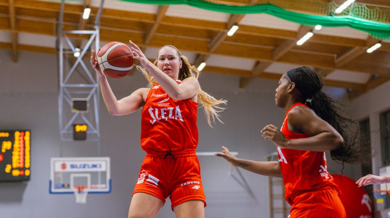 Digna Strautmane 2025. gada 8. decembrī. Foto: Basket Liga Kobiet