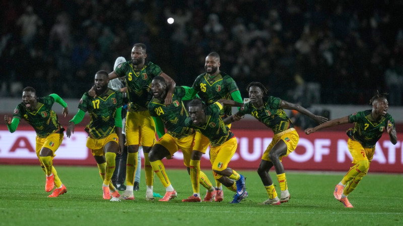 Mali valstsvienības futbolisti. Foto: Themba Hadebe/AP/Scanpix