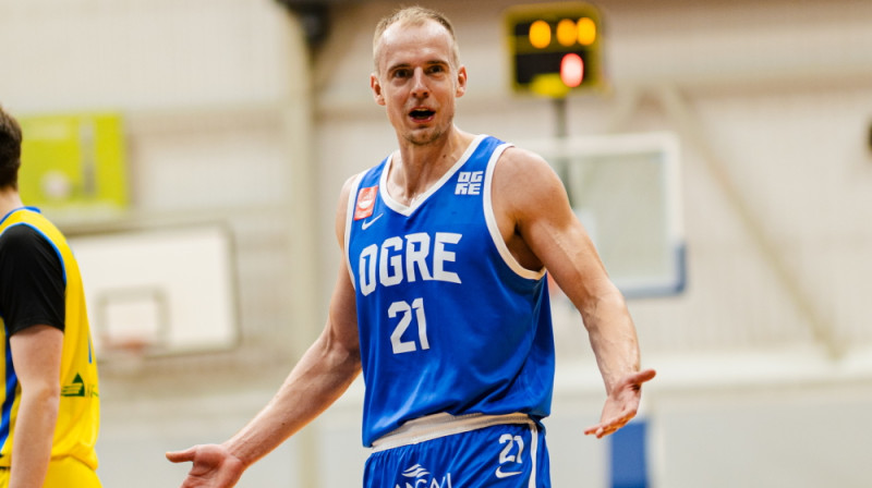 "Ogres" kapteinis Kristaps Dārgais. Foto: Dāvis Lejasmeiers