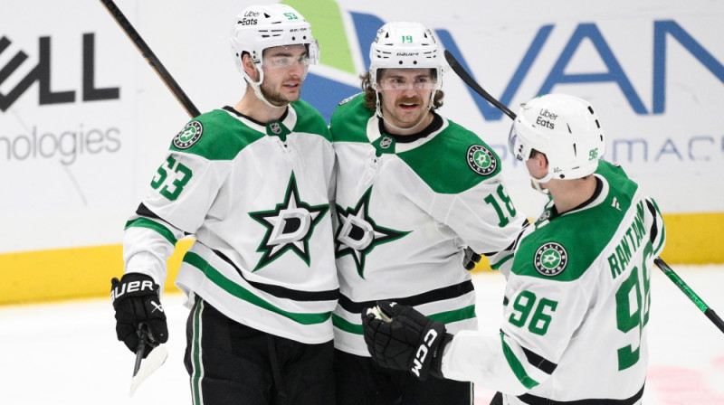 Vaiets Džonstons, Sems Stīls un Miko Rantanens. Foto: AP/Scanpix