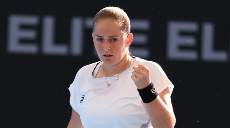 Aļona Ostapenko. Foto: EPA/AAP/Scanpix