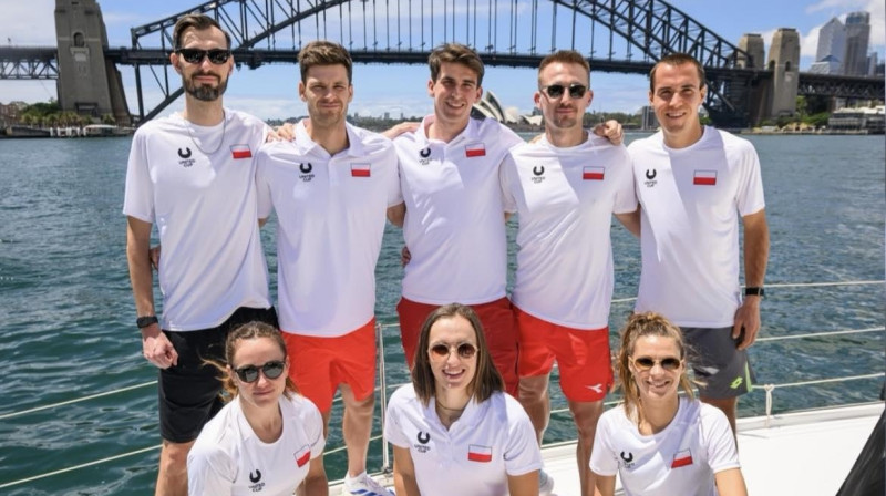 Polijas tenisa izlase. Foto: Polski Związek Tenisowy