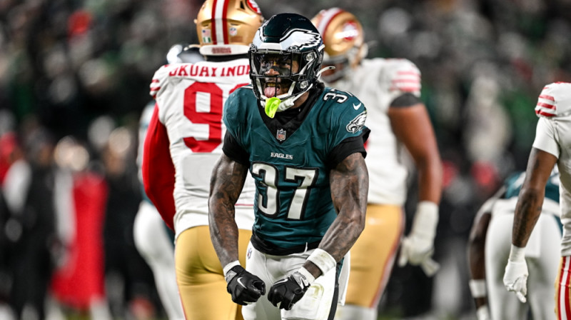 "Eagles" neizmantotais resurss - pussargs Tanks Bigsbijs. Foto: Philadelphia Eagles