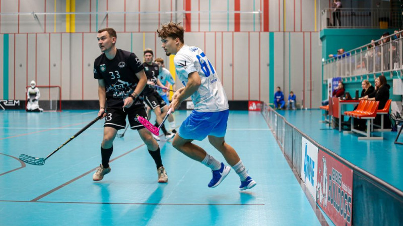 Kārlis Degins (#87), foto: Oskars Auziņš, Ķekavas Bulldogs