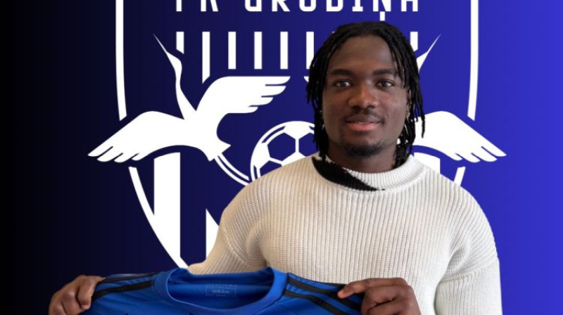 Oladotuns Olutande-Metjū. Foto: FK Grobiņa