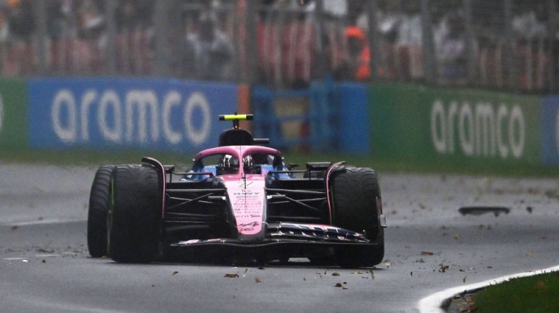 Džeks Dūens pēc incidenta Melburnas trasē. Foto: Motorsport.com