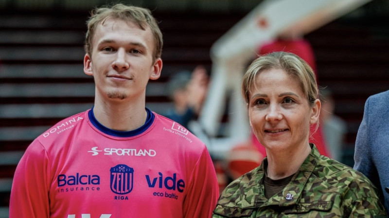 Juris Vītols un Antoņina Bļodone. Foto: Rīgas Zeļļi