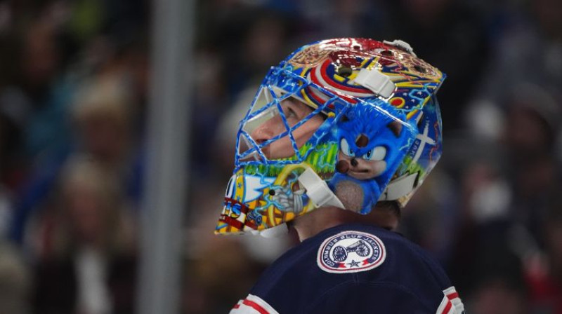 Elvis Merzļikins. Foto: AP/Scanpix