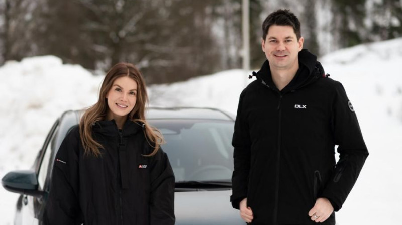 Janni Husi un Tēmu Suninens. Foto: Sania Svinarenko