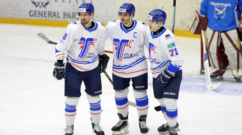 Ustjkamenogorskas (Eskemenas) "Torpedo" hokejisti. Foto: pro.ligasy.kz