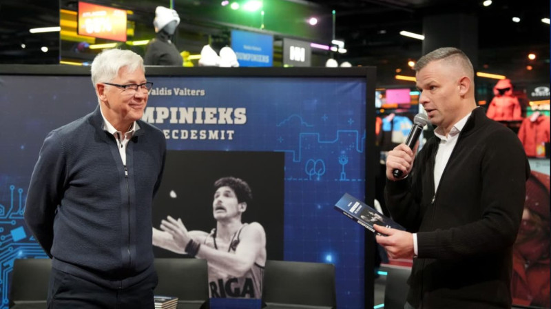 Valdis Valters un Jānis Celmiņš. Foto: Edijs Pālens, LETA