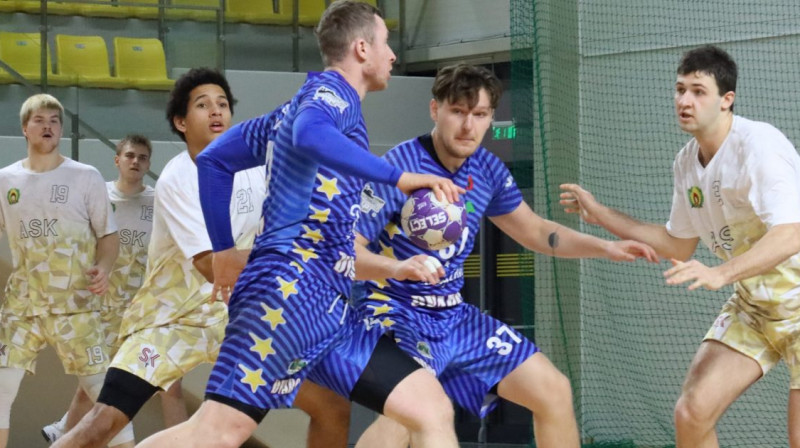 Moments no spēlēs starp komandām "ASK/MSĢ" un "Pasvalio Pieno žvaigždės". Foto: Pasvalio Pieno žvaigždės / BHL