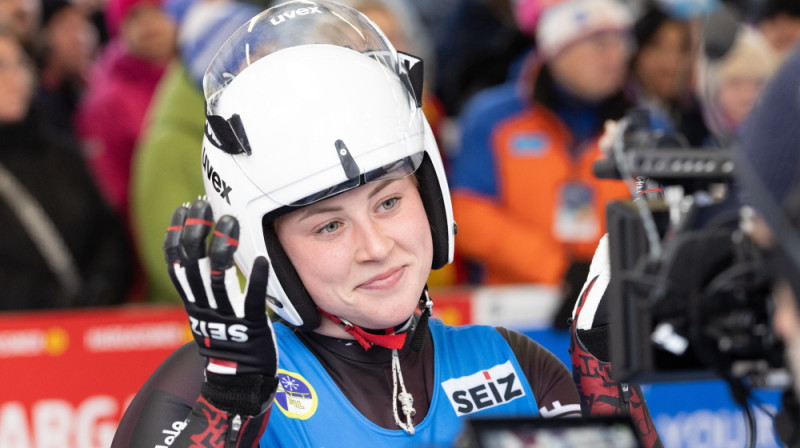 Zane Kaluma. Foto: Luge Latvia