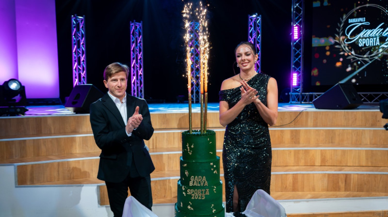 Andžejs Ļebedevs un Anastasija Samoilova. Foto: Margarita Vigule, daugavpils.lv