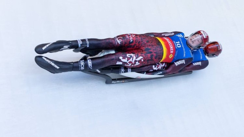 Mārtiņš Bots un Roberts Plūme. Foto: imago/Michael Kristen/Scanpix