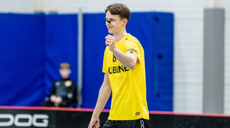 Jēkabs Keišs, foto: Jānis Lārmanis, Floorball.lv