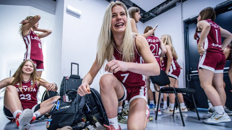 Patrīcija Tikmere 2025. gada 14. augustā. Foto: FIBA