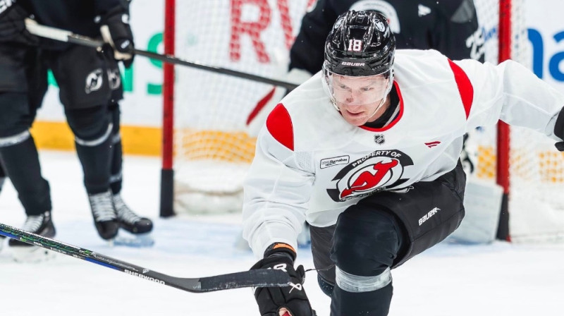 Ondržejs Palāts. Foto: New Jersey Devils