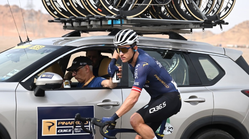 Emīls Liepiņš. Foto: Q36.5 Pro Cycling Team