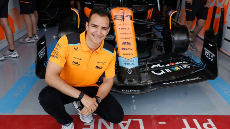 Alekss Palou. Foto: McLaren