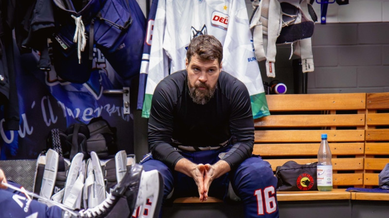 Kaspars Daugaviņš. Foto: EC Kassel Huskies