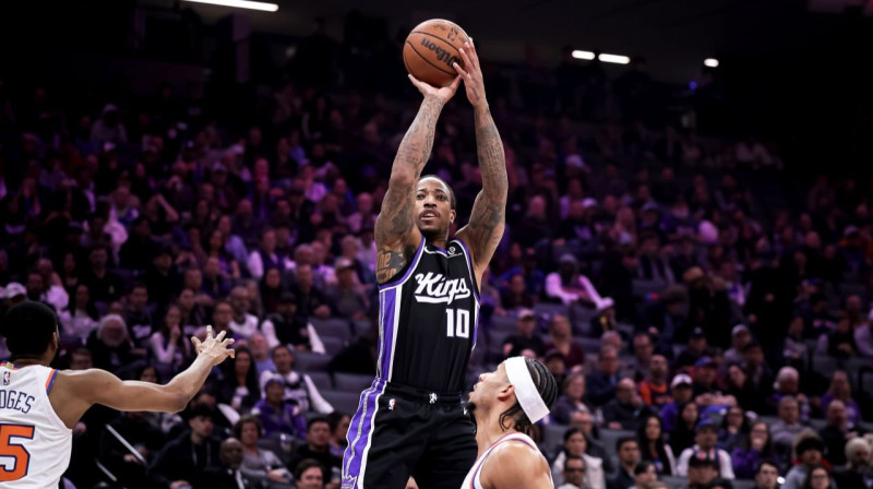 Demārs Derouzens. foto: Sacramento Kings