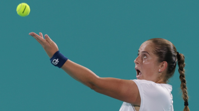 Aļona Ostapenko. Foto: EPA/Scanpix