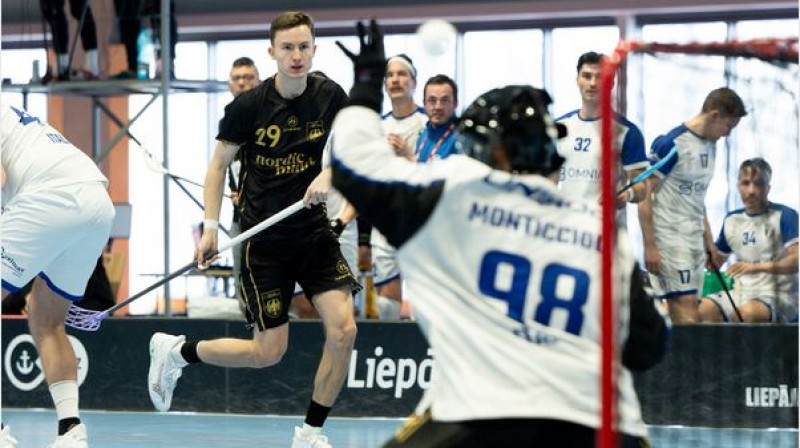 Jakobs Heins (#29) pirmjaā spēlē izcēlās ar astoņiem rezultativitātes punktiem, foto: Elīna Zvaigzne, IFF