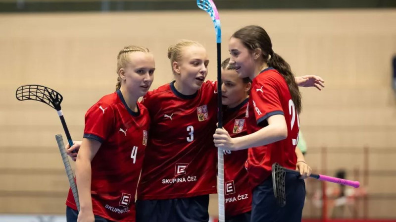 Čehijas U19 junioru izlase, foto: Fabian Trees