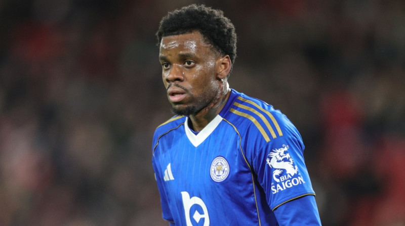 Lesteras uzbrucējs Stefi Mavdidi. Foto: AP/Scanpix