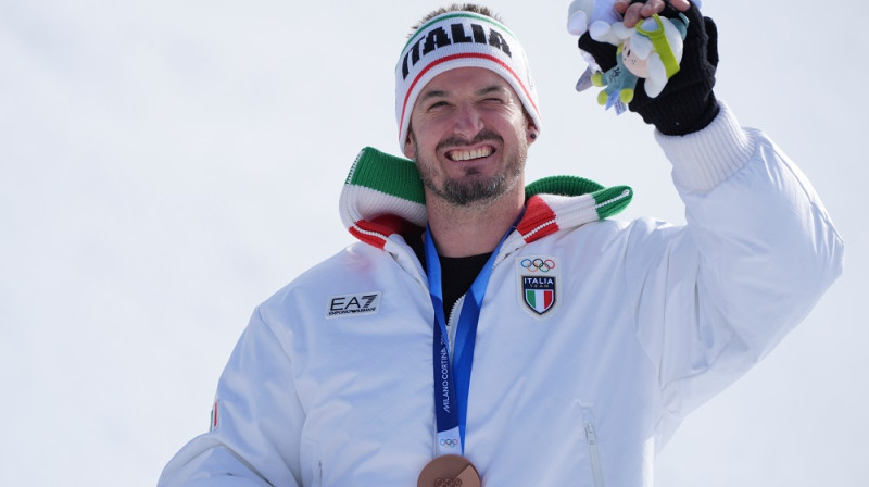 Dominiks Pariss 2026. gada 7. februārī Bormio. Foto: AP/Scanpix