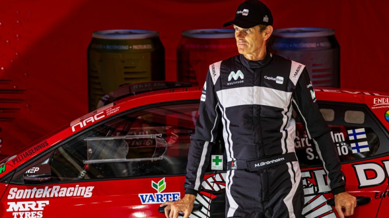 Markuss Gronholms. Foto: Škoda Motorsport