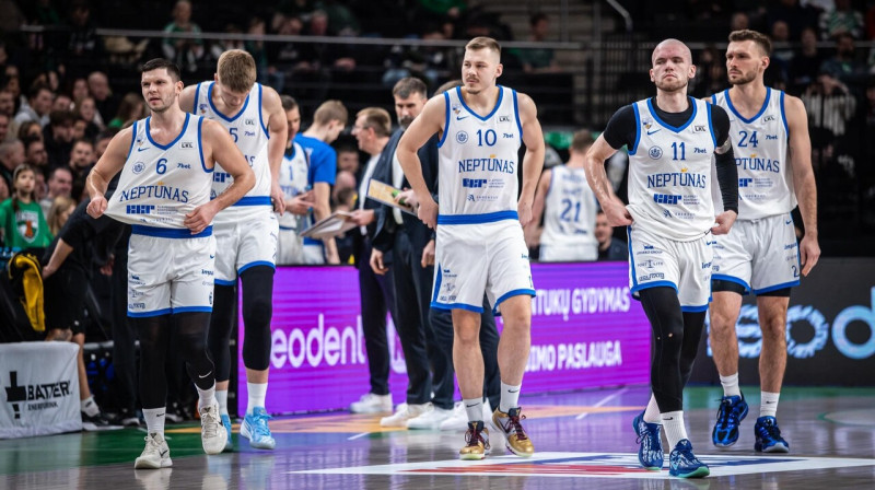 Klaipēdas "Neptūnas" basketbolisti Kauņā. Foto: BC Neptūnas Klaipėda