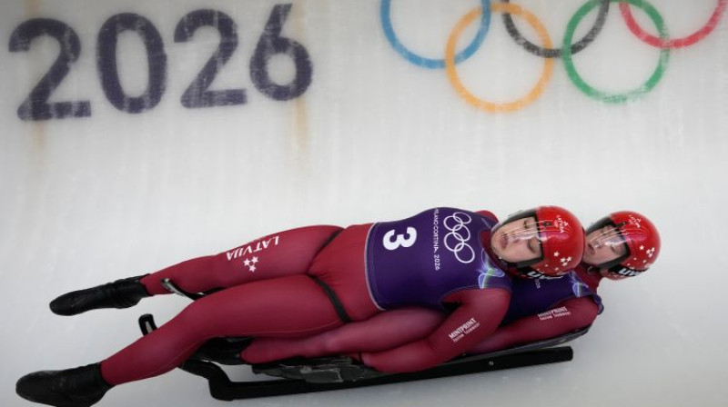 Marta Robežniece un Kitija Bogdanova. Foto: AP/Scanpix