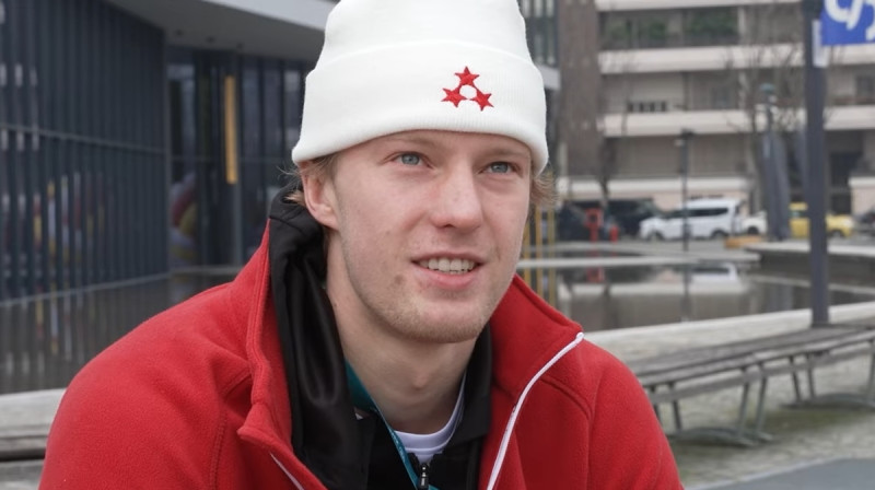 Dans Ločmelis. Foto: LTV Sporta studija