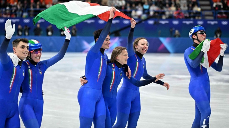 Itālijas Šorttrekisti Foto: AFP/Scanpix