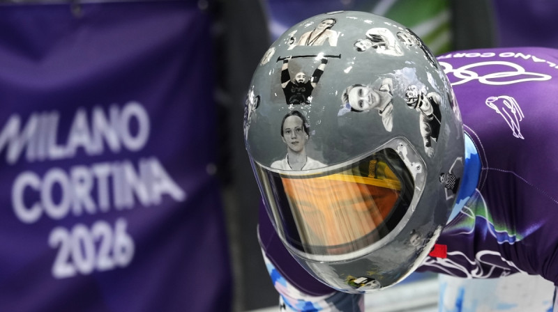 Vladislavs Heraskevičs 10. februāra treniņā. Foto: AP/Scanpix