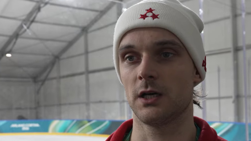 Teodors Bļugers. Foto: LTV Sporta studija