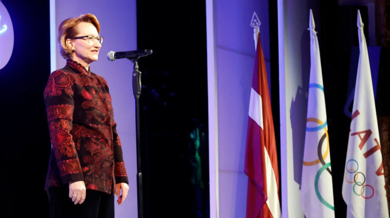 Dace Melbārde. Foto: Toms Kalniņš, LOK