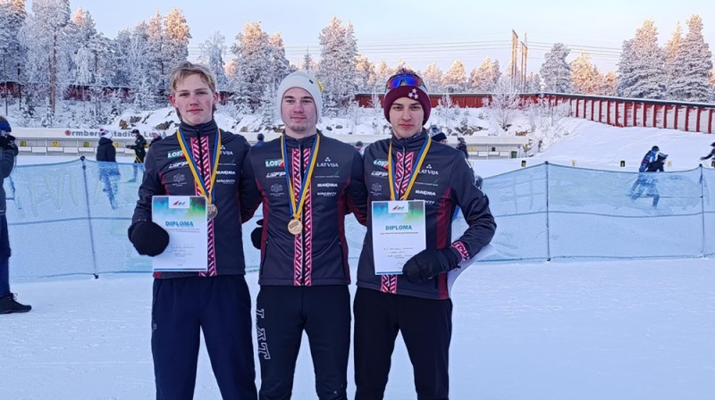 Bronzas medaļnieki. Foto: LOF.