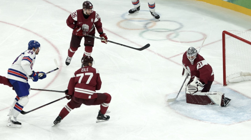 Ostons Metjūzs gūst vārtus vairākumā. Foto: Reuters/Scanpix