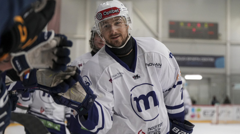 Deivids Sarkanis "Mogo/RSU" sastāvā. Foto: LHF