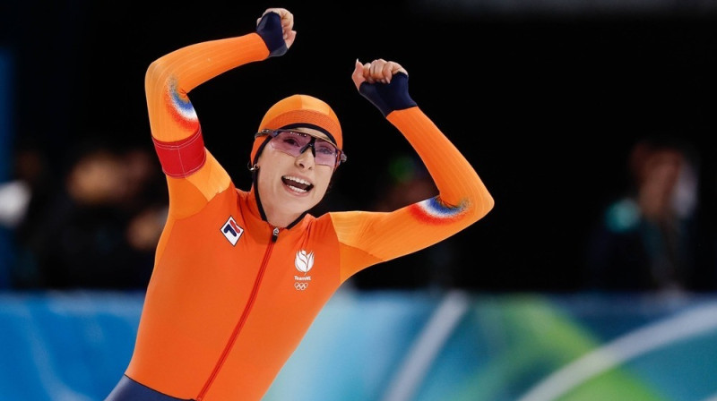 Ātrslidotāja Femke Koka. Foto: IMAGO/Pro Shots/Scanpix