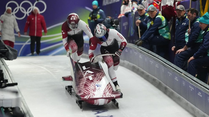 Jēkaba Kalendas ekipāža Foto: Edijs Pālens/LOK,LETA